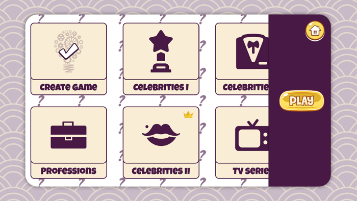 Who am I - word guessing game