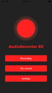 How to cancel & delete audiorecorder xs 2