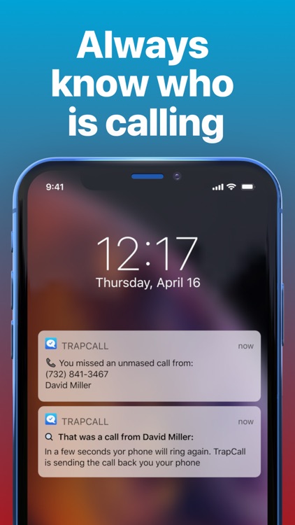 TrapCall: Reveal No Caller ID screenshot-0