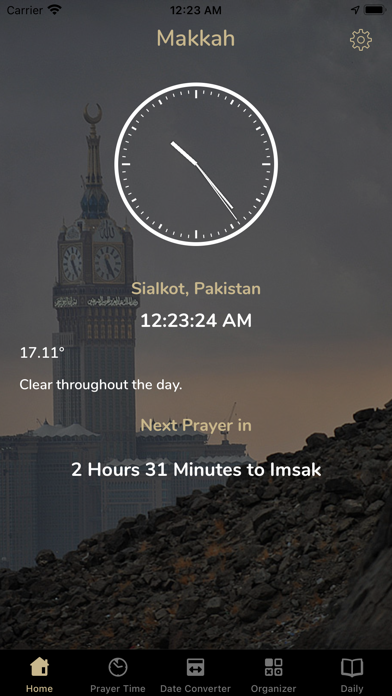 Makkah Clock - ساعة مكة screenshot 2