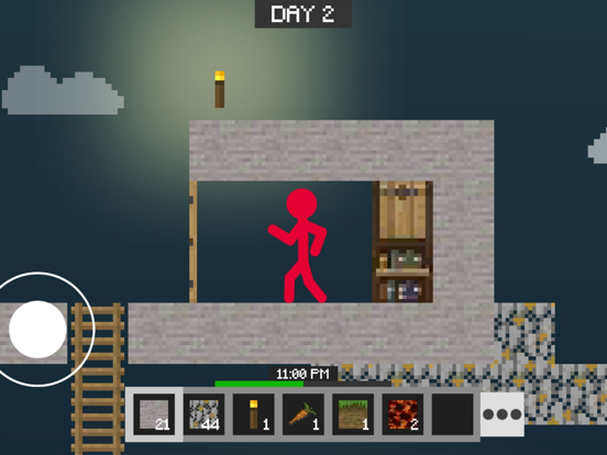Stickman Skyland: Cube Craft screenshot 4