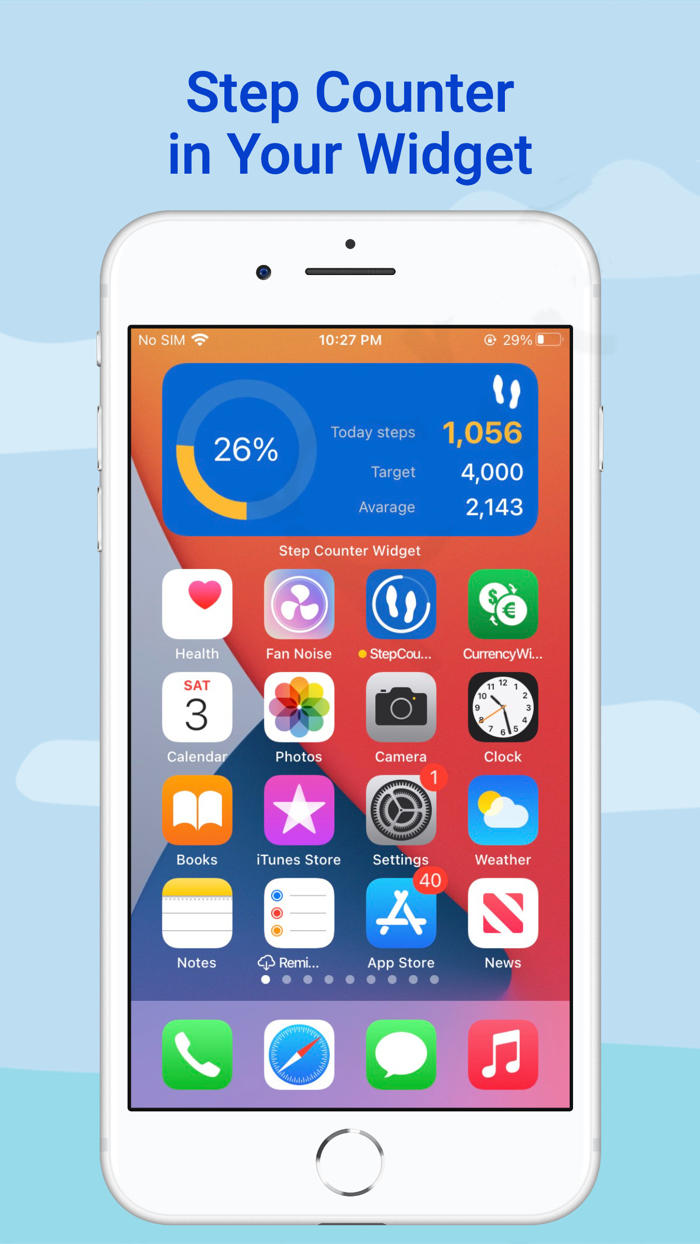 Step Counter Widget Pedometer