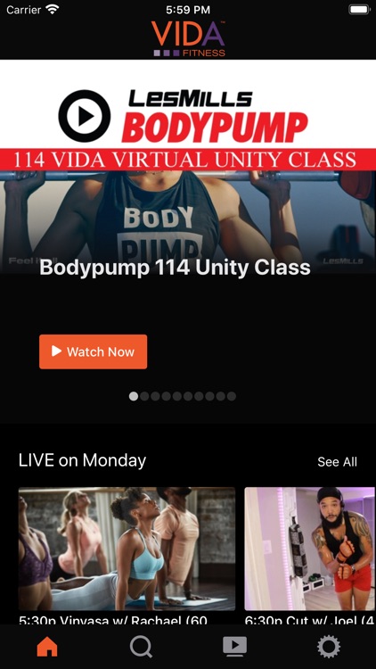 VIDA Fitness Virtual screenshot-0