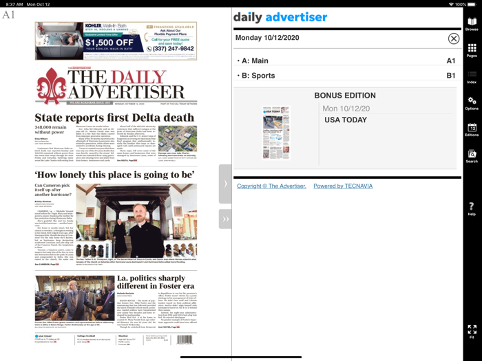 Daily Advertiser Print