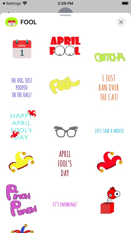 April Fool's Day Sticker Pack