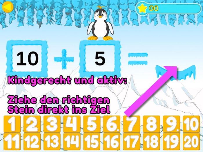 Learn math with the penguin 2