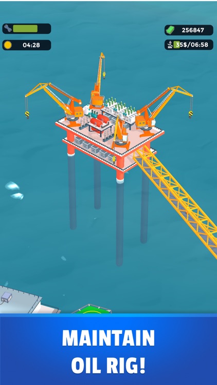 Idle Oil Rig