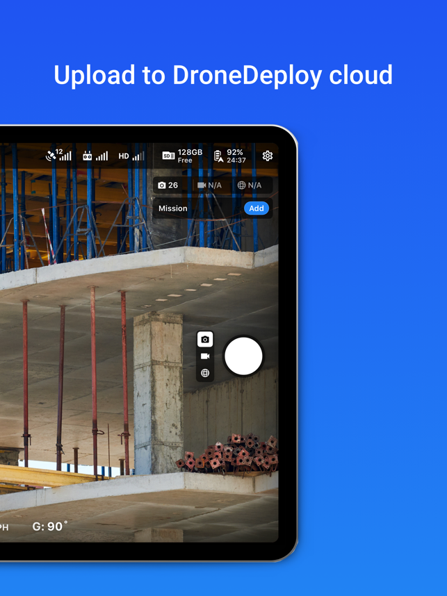 DroneDeploy Flight App Screenshot