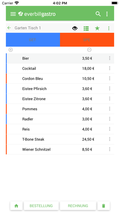 everbill gastro screenshot 3