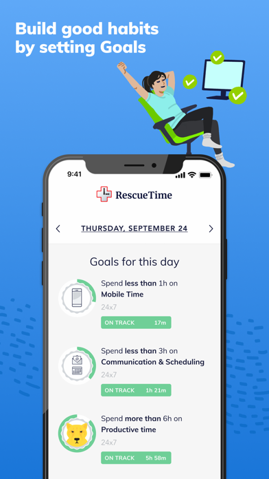 RescueTime screenshot 3