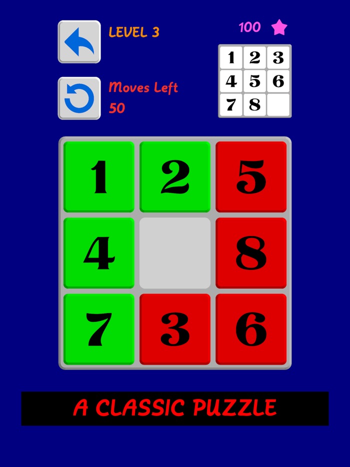 单机智力小游戏, 数字滑块, 经典手机小游戏