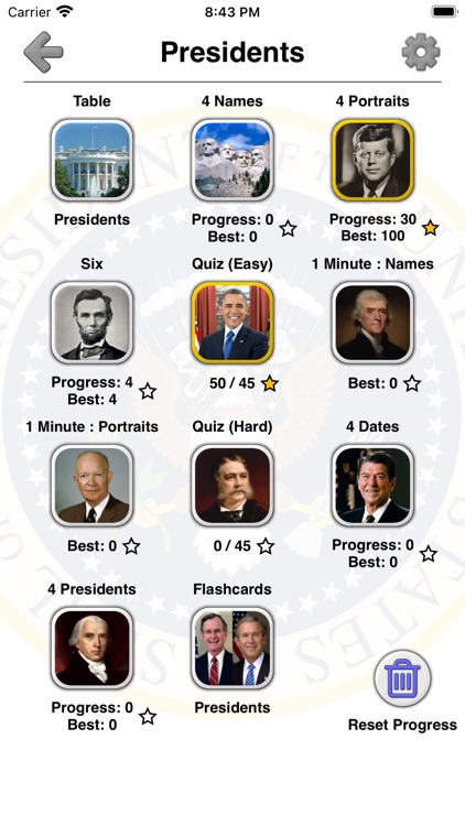 US Presidents and History Quiz