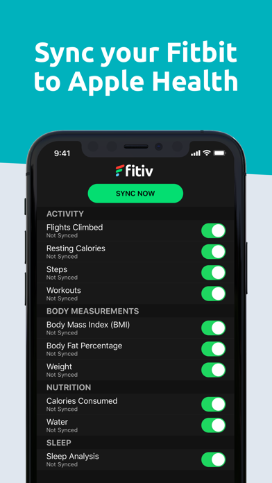 FITIV Sync for Fitbit Activity Screenshot 1