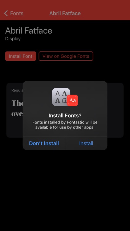 Fontastic - Install Fonts screenshot-7