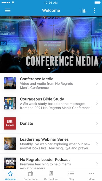 How to cancel & delete No Regrets Men's Ministries from iphone & ipad 1