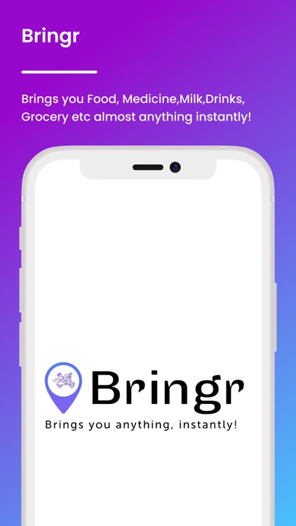 Bringr | Local Delivery App