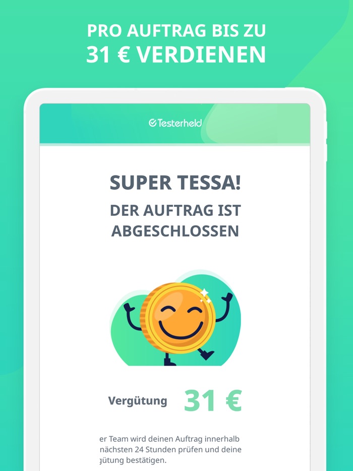 Testerheld - Geld verdienen