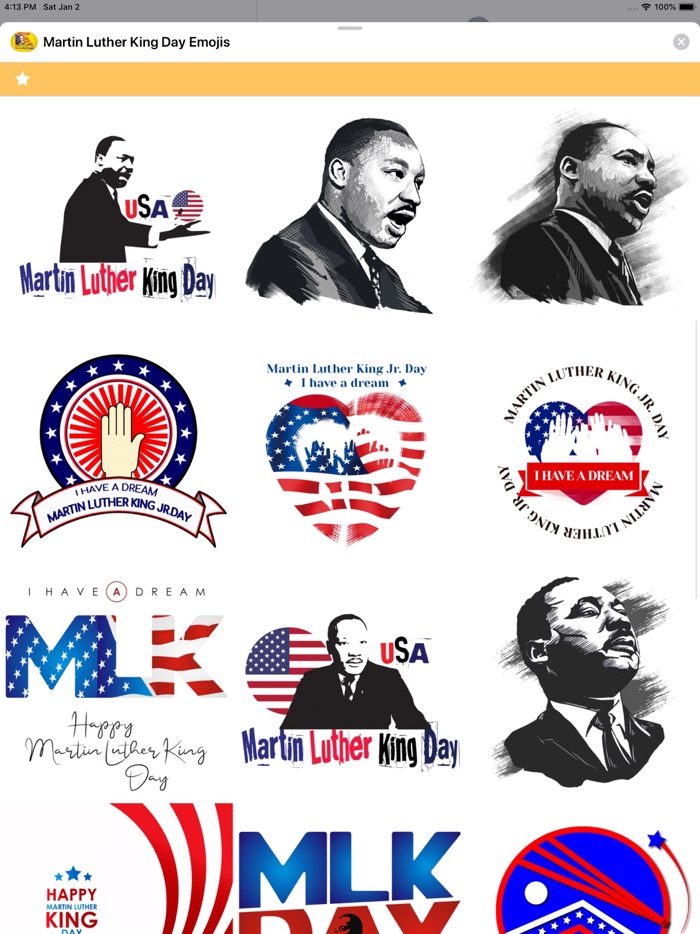 Martin Luther King Day Emojis