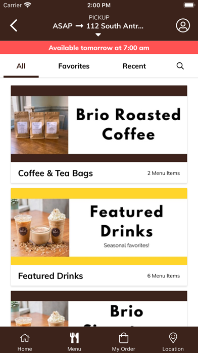 How to cancel & delete Brio Coffeehouse from iphone & ipad 3