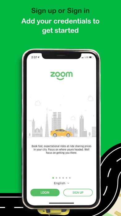 How to cancel & delete Zoom - Car Booking App from iphone & ipad 1