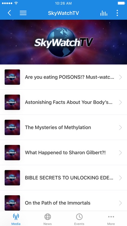 SkyWatchTV App