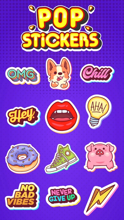 Pop Style Stickers