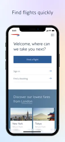 Screenshot 1 British Airways iphone