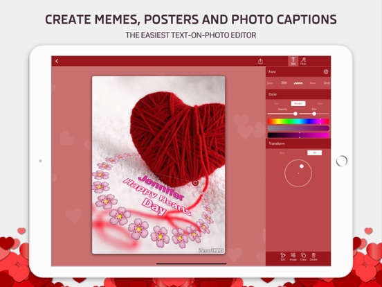 Love Greeting Cards Maker screenshot 2