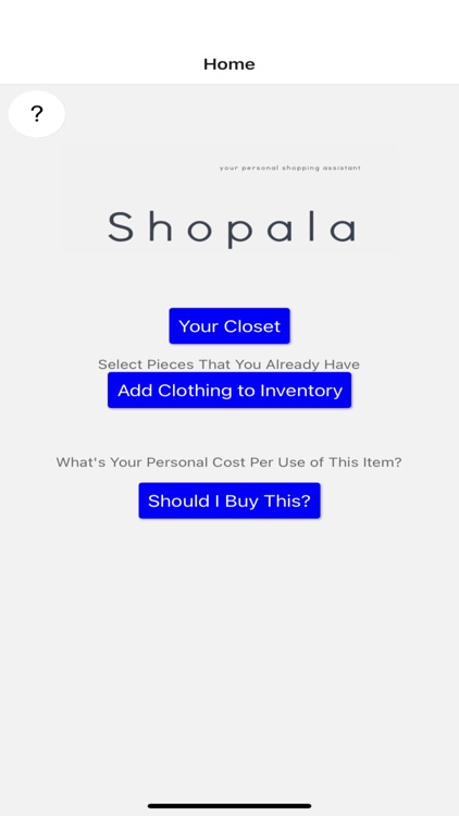 Shopala: Cost-Per-Wear App screenshot-0