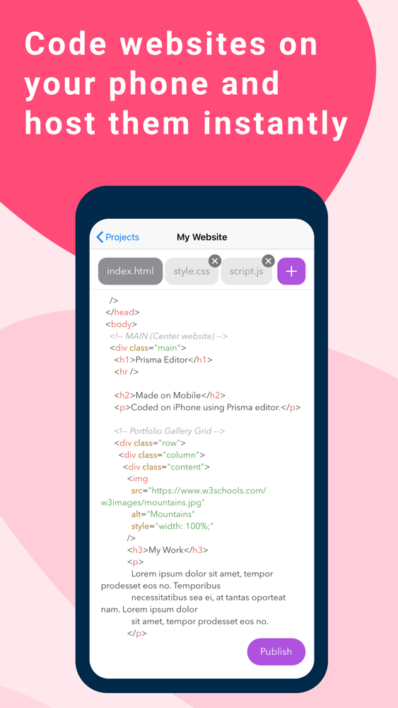 Code Editor For Html Css Js App For Iphone Free Download Code Editor For Html Css Js For Ipad Iphone At Apppure