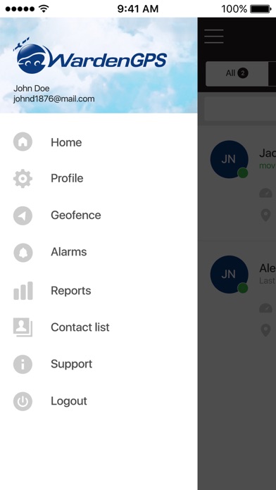 WardenGPS screenshot 2