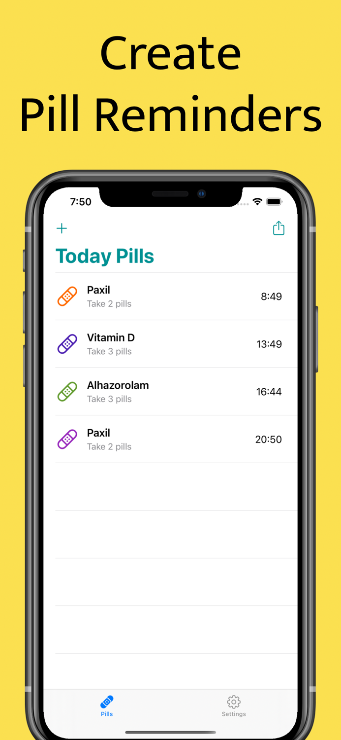 Pill Reminder  Tracker Alarm