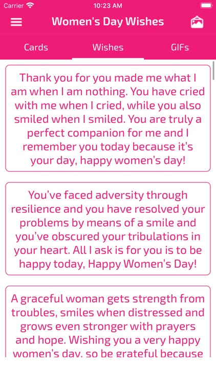 Women's Day Wishes & Cards screenshot-2