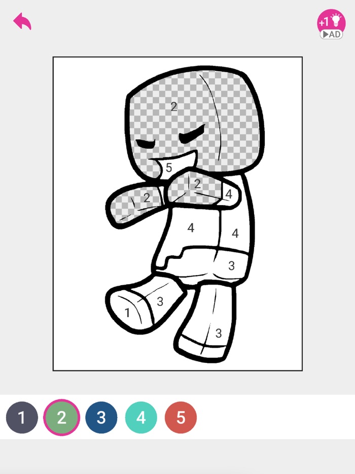 MineColor Craft Coloring Book