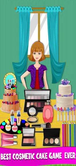 Game screenshot Cosmetic Cake Baking Game apk