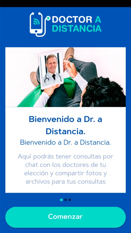 Doctor a distancia  Paciente