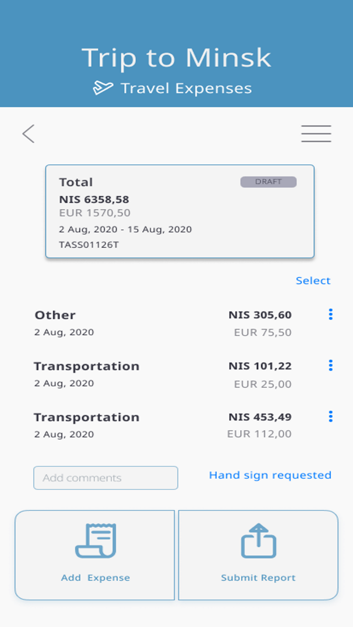 C Expense  Tas Management