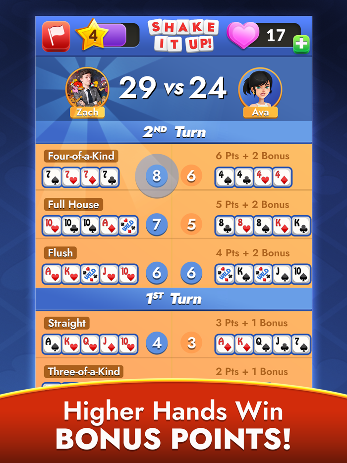 SHAKE IT UP Dice Poker