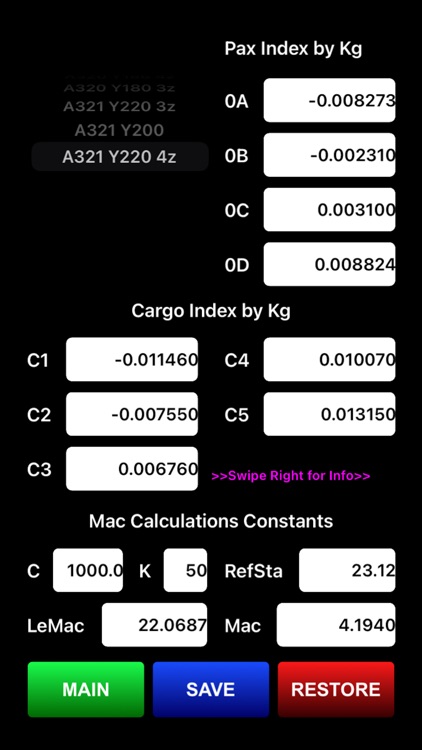 A320 Weight and Balance screenshot-4