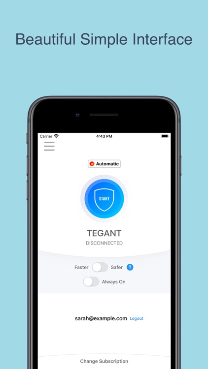 Tegant VPN - Best VPN 2021 screenshot-0