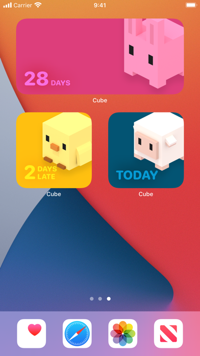 Cube Period Tracker screenshot 3