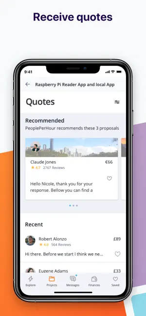 Captura 7 PeoplePerHour:Hire Freelancers iphone