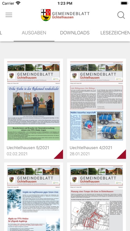 Gemeindeblatt Üchtelhausen