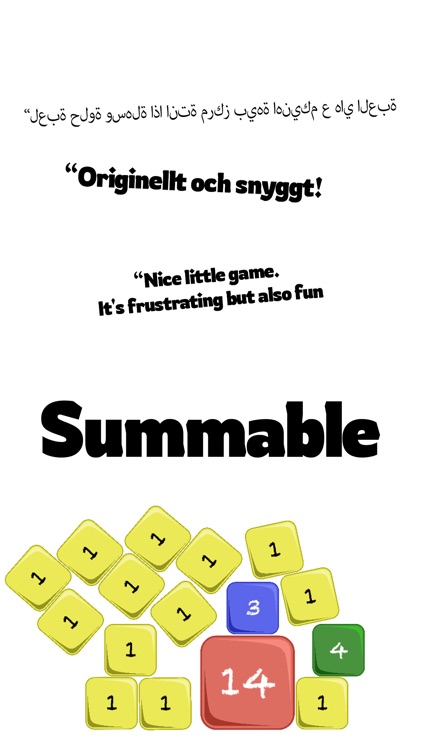 Summable - Math numbers puzzle