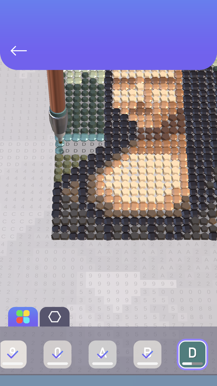 Diamond Painting ASMR Coloring