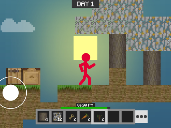 Stickman Skyland: Cube Craft screenshot 2