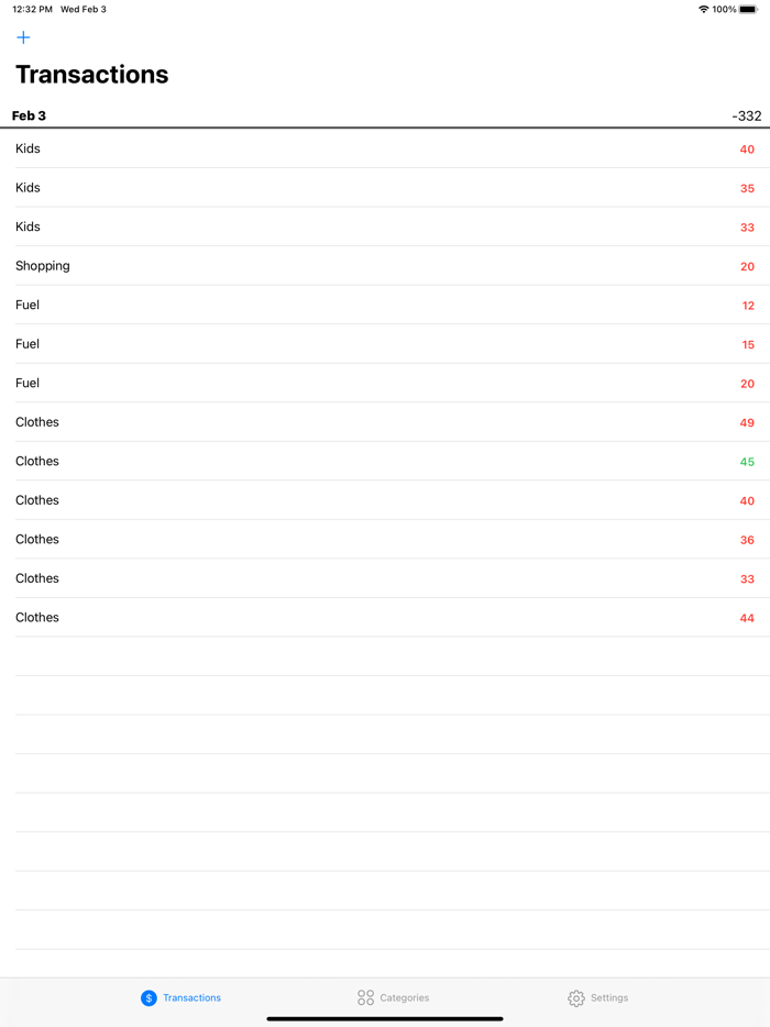 Spending Tracker  Expenses
