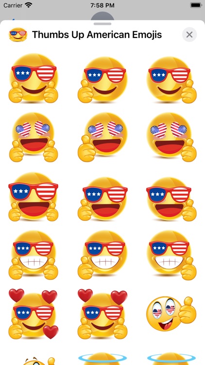 Thumbs Up American Emojis