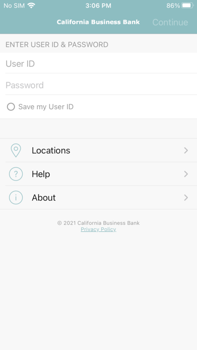 How to cancel & delete California Business Bank from iphone & ipad 1