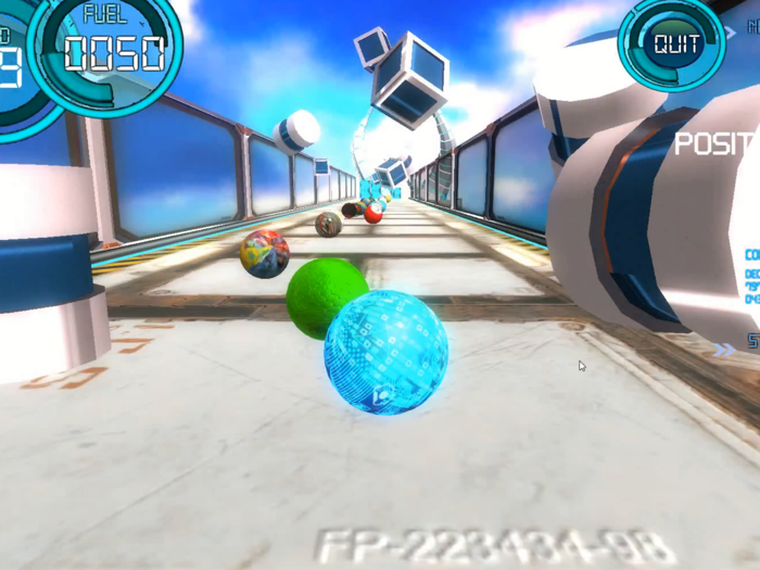 Space Ball Run 2077 Pro